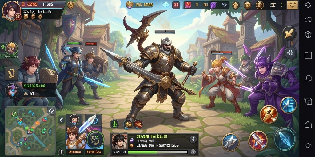Screenshot gameplay CINA365 menunjukkan aksi strategi yang mendebarkan.