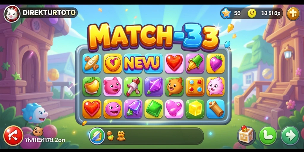 Tampilan gameplay menarik dari DIRECTURTOTO yang penuh warna.