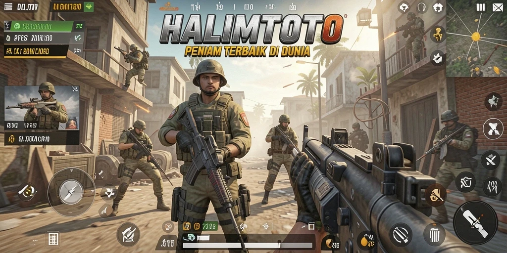 Tangkapan layar utama dari gameplay HALIMTOTO yang menegangkan.