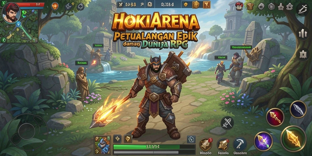 Tampilan menarik dari gameplay HOKIARENA yang penuh tantangan.