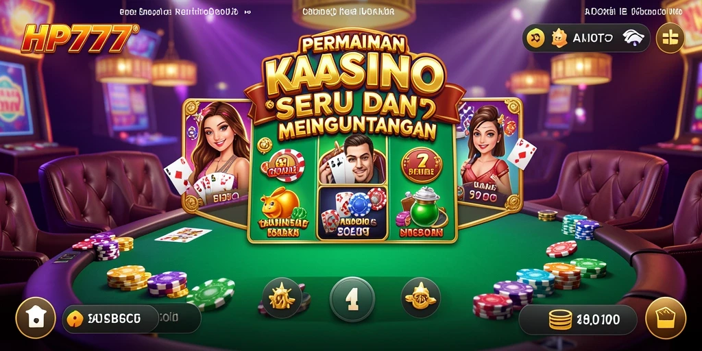 Screenshot utama HP777 menampilkan gameplay seru dengan grafis berkualitas tinggi.