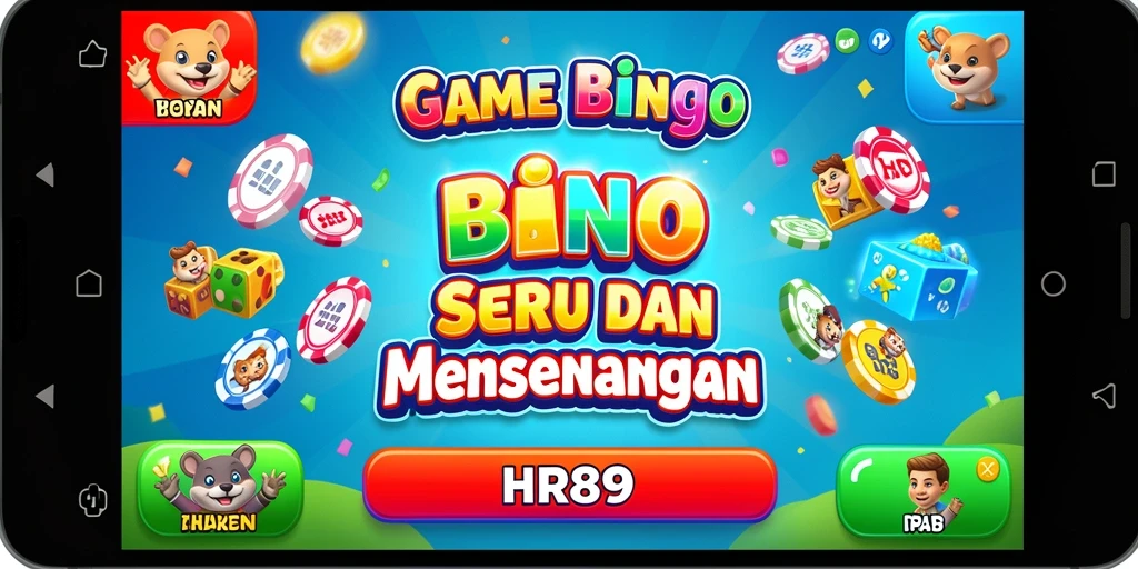 Screenshot gameplay Bingo yang seru dan interaktif.