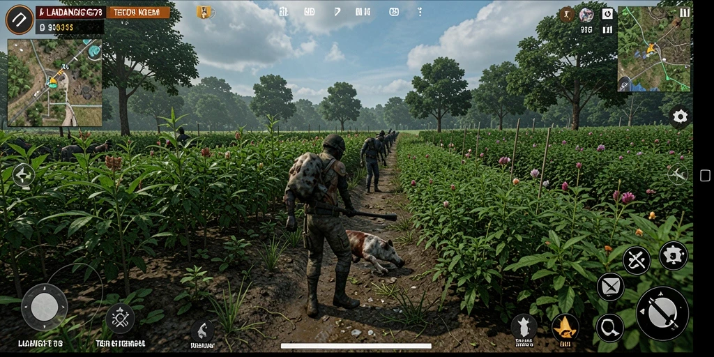 Gameplay LADANG78 yang menegangkan dan menyeramkan.
