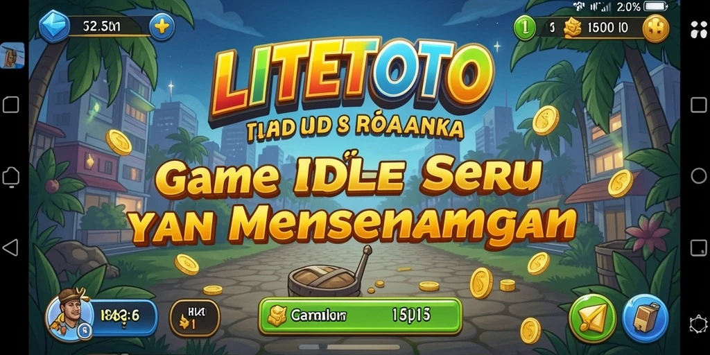Tampilan gameplay LITETOTO yang menarik dan penuh warna.