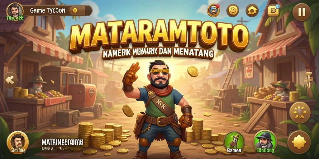 Tampilan gameplay <strong>MATARAMTOTO</strong> dengan elemen Tycoon yang seru.