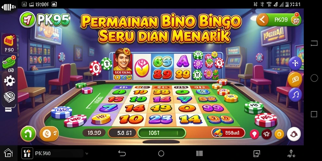 Tampilan gameplay Bingo yang seru dan interaktif di PK95.