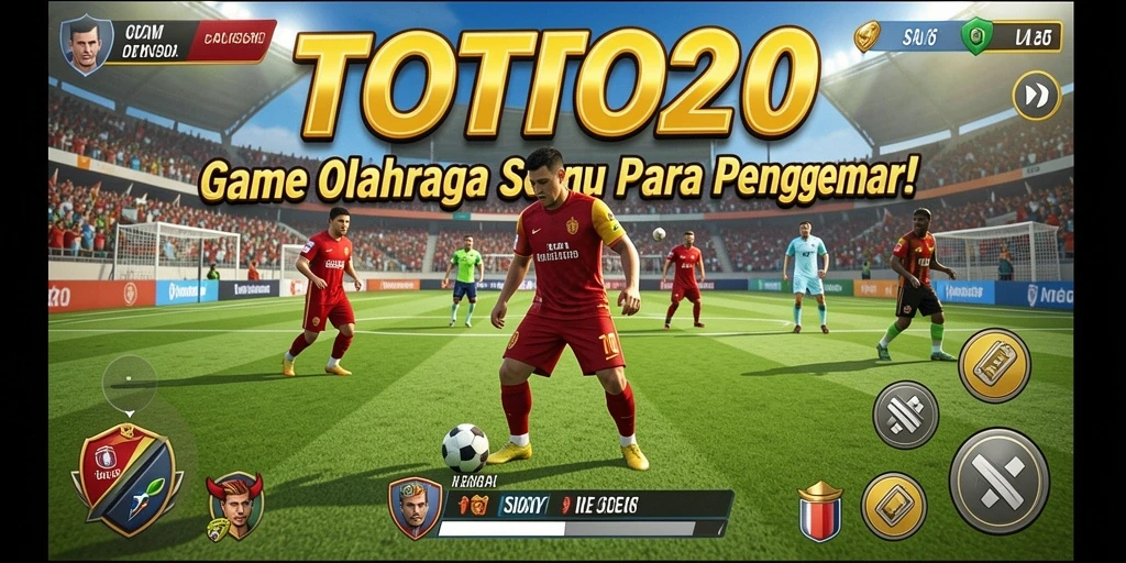 Tampilan seru gameplay TOTO20 dengan berbagai aktivitas olahraga.