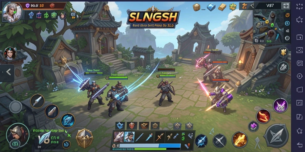 Tampilan menarik dari gameplay V87 yang mendebarkan.